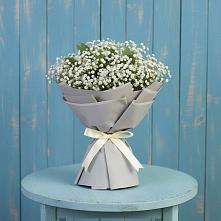 Букет цветов из:  Гипсофила в Новоникольское