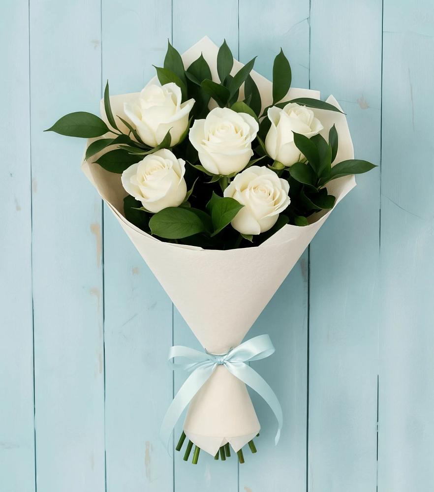 Букет цветов из: Розы в Новоникольское