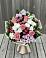 Букет цветов из: Альстромерии, Гвоздики, Розы и Хризантемы в Новоникольское