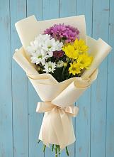 Букет цветов из:  Хризантемы в Новоникольское