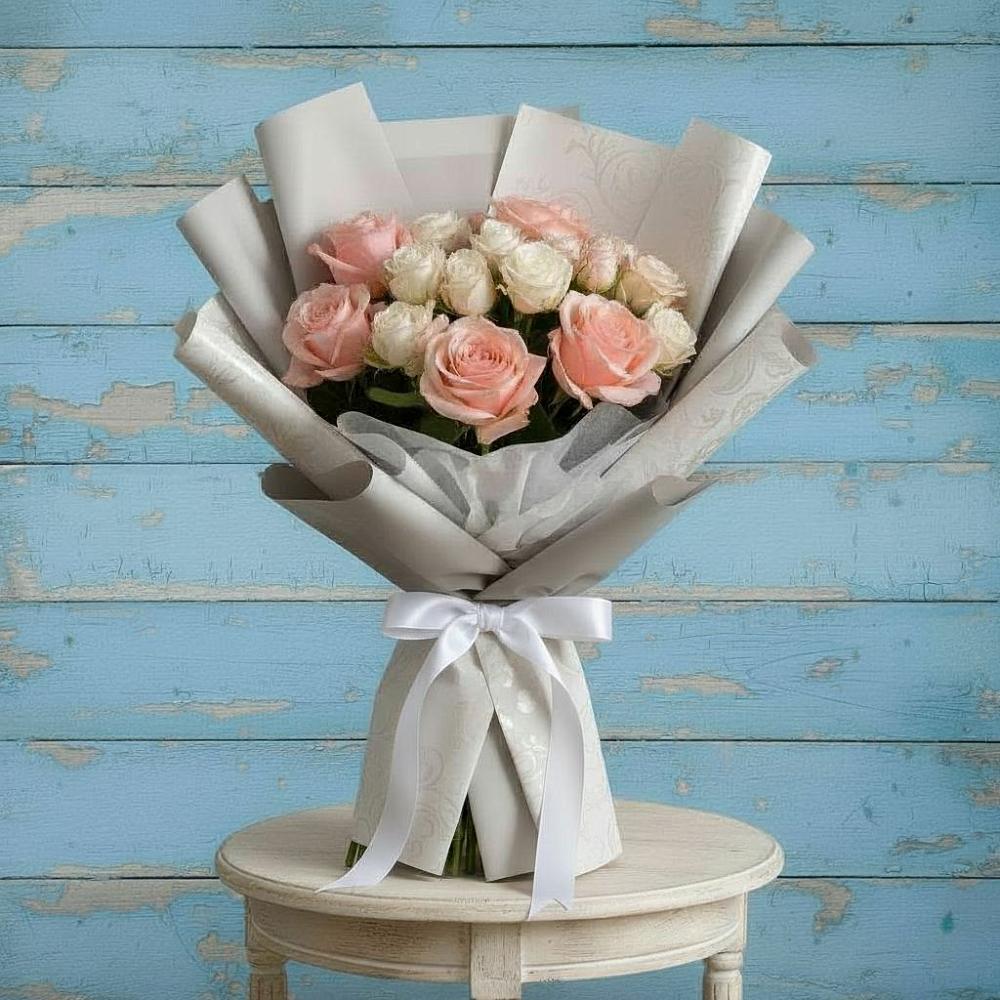 Букет цветов из: Розы в Новоникольское