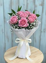 Букет цветов из:  Розы в Новоникольское