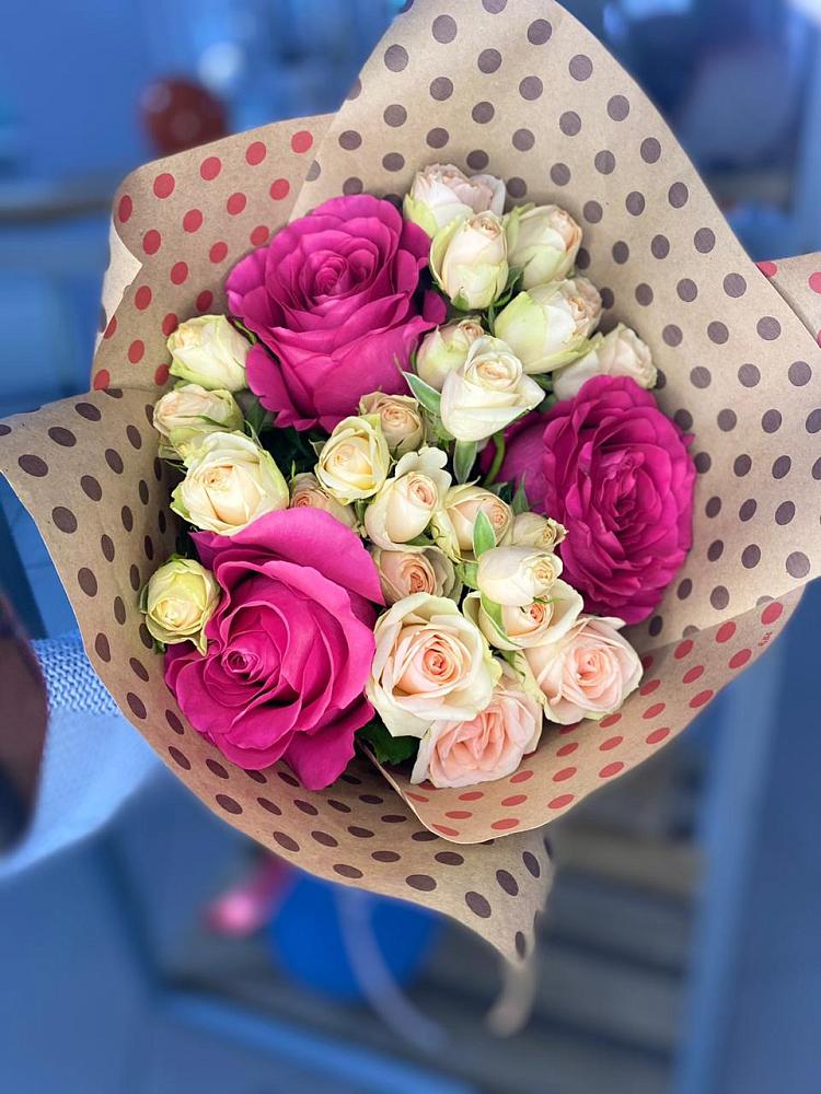 Букет цветов из: Розы в Новоникольское