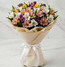 Букет цветов из:  Альстромерии в Новоникольское