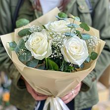 Букет Нежные грёзы в Новоникольское Букет цветов из: Розы в Новоникольское