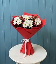 Букет цветов из:  Хризантемы #REPLACE_PRED# Новоникольское