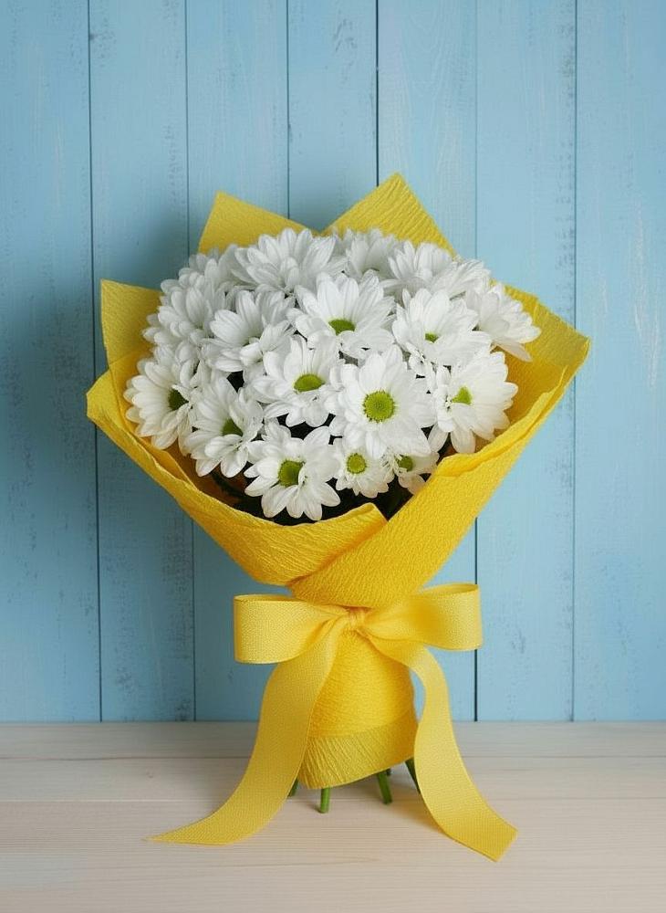 Букет цветов из: Хризантемы в Новоникольское