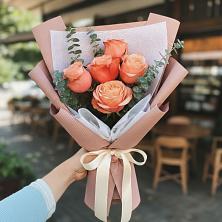 Букет цветов из:  Розы в Новоникольское