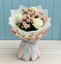 Букет цветов из:  Розы в Новоникольское