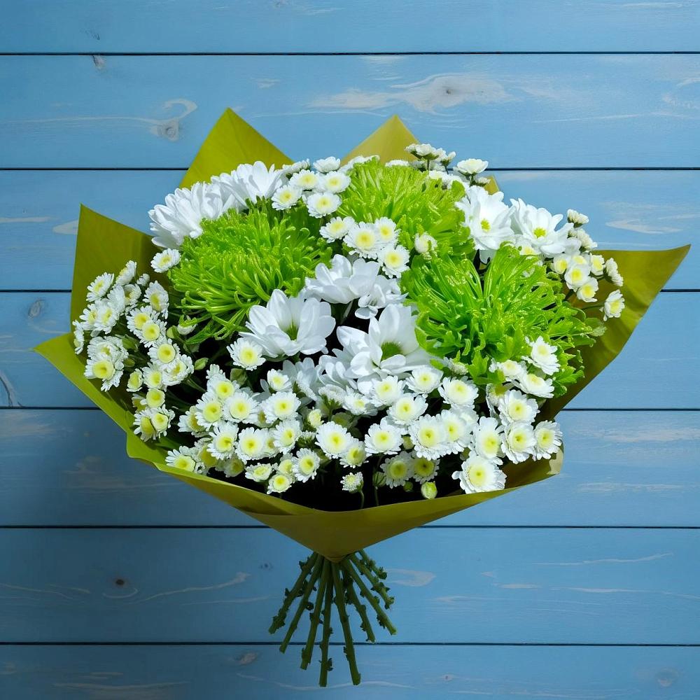 Букет цветов из: Хризантемы в Новоникольское