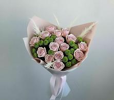 Букет цветов из:  Розы и Хризантемы #REPLACE_PRED# Новоникольское