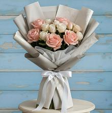 Букет цветов из:  Розы #REPLACE_PRED# Новоникольское