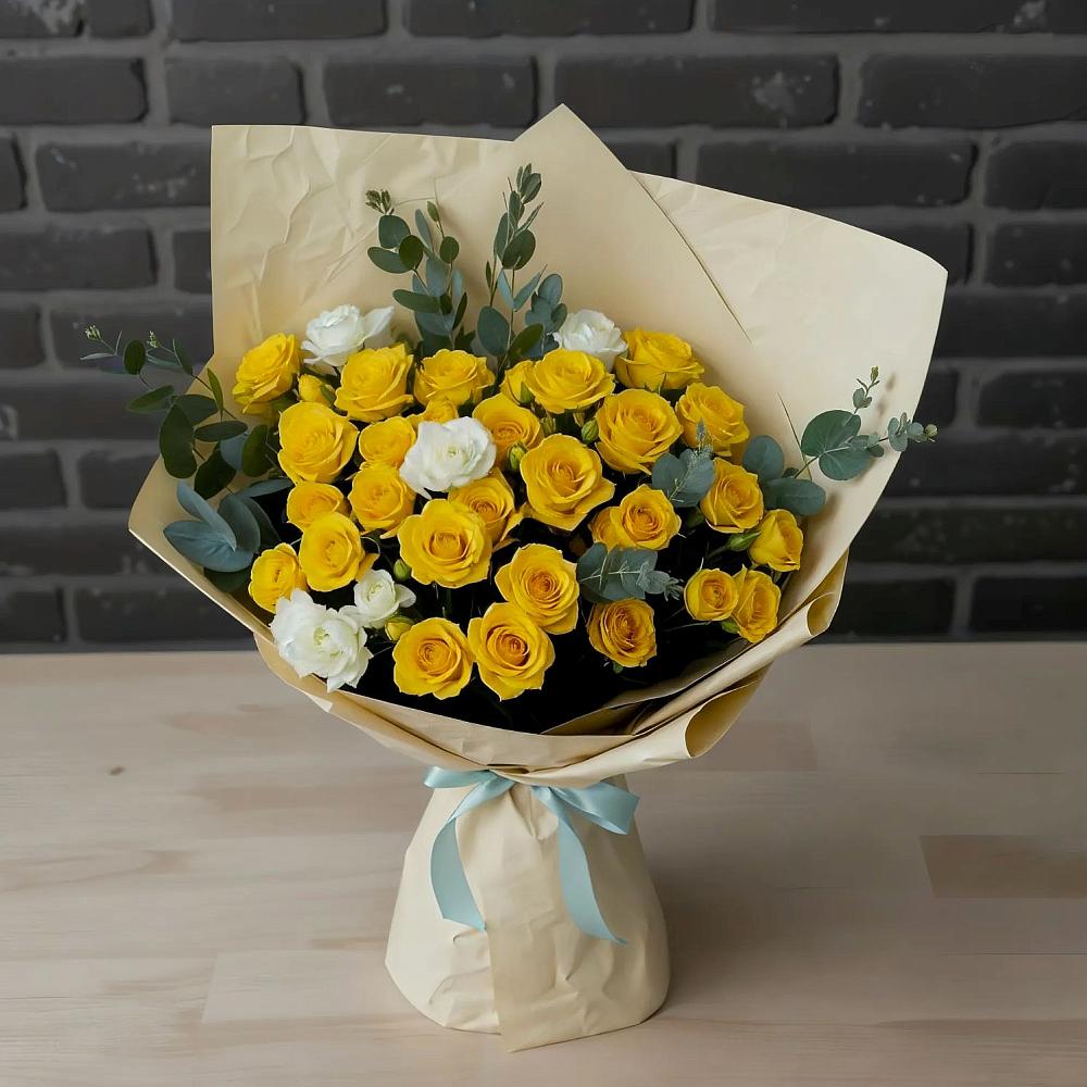 Букет цветов из: Розы в Новоникольское