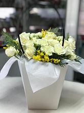 Цветочная композиция из Розы  в Новоникольское
