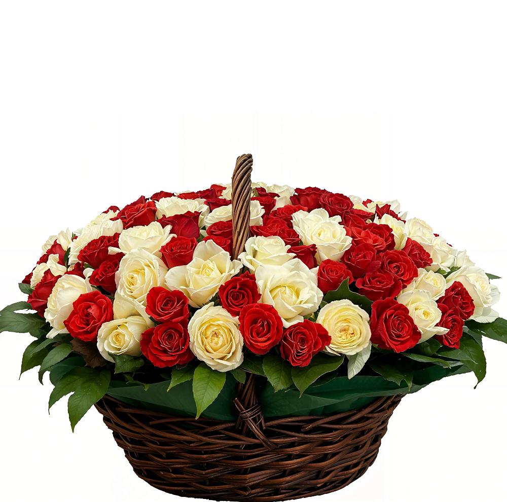 Премиум букет из: Розы в Новоникольское