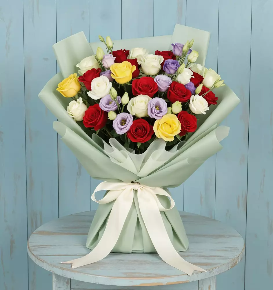 Букет цветов из: Розы в Новоникольское