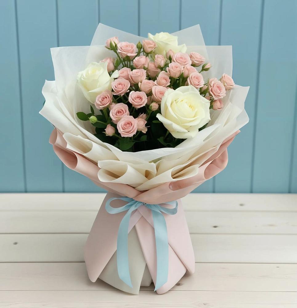 Букет цветов из: Розы в Новоникольское