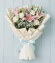 Букет цветов из:  Лилии в Новоникольское