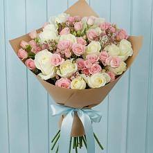 Букет цветов из:  Розы в Новоникольское
