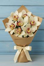 Букет цветов из:  Орхидеи и Розы в Новоникольское